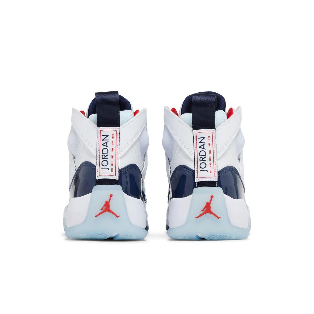 Air Jordan Jumpman Two Trey 'USA' (Unisex) White / University Red / Navy Vintage Basketball Shoes DO1925 102
