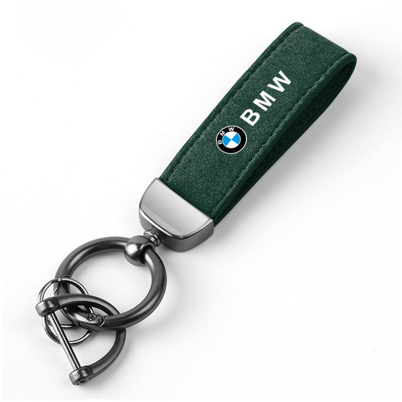 1Pcs Car Metal Leather Key Chain Fine Emblem Key Ring For BMW X1 X2 X3 X5 X4 X6 X7 G30 G20 G32 G11 G12 F40 F30 F20 F10 F34 F07 msjk68