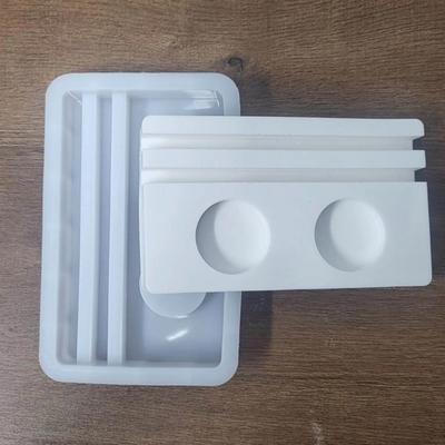 2-in-1 Holder Mold for Crafting Holder Tealight Holder Gypsum Ornament Art Craft Epoxy Resin Casting
