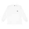 BEN DAVIS Pocket Long Sleeve T-Shirt White [Regular Fit]