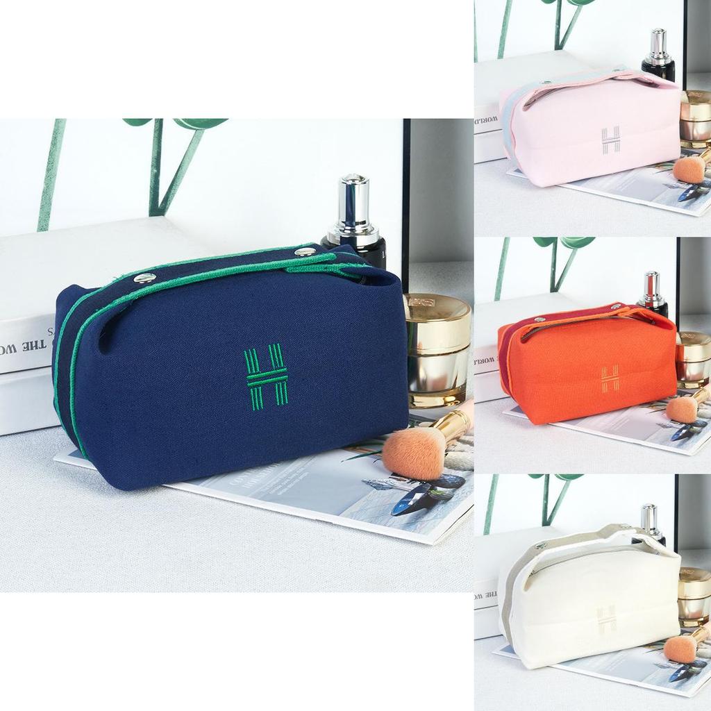 Canvas Travel Makeup Bag With Multiuse Storage For Home And Onthego Comfort