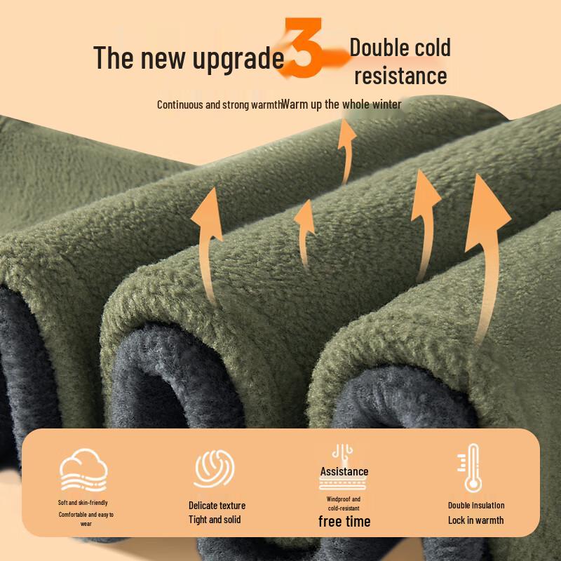 VANCL Men's Fleece Straight-Leg Pants