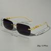 5 Pairs of Minimalist Trendy Narrow-frame Fashion Glasses Suitable for Both Men and Women Ideal for Daily Casual Wear