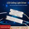 LED Dual-Channel Ceiling Light with Voltage-Stabilized Ballast and Three-Color Dimming