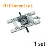 MOC Self-Locking Bricks Technical Parts Framed Differential Gear 65413 65414 Gearbox Building Blocks Cars Steering Chassis Toys