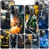 Motorcycle Case for Apple iPhone 14 11 7 SE 2020 8 X XS 13 12 Mini XR 15 Pro Max Silicone Black Soft Phone Cover