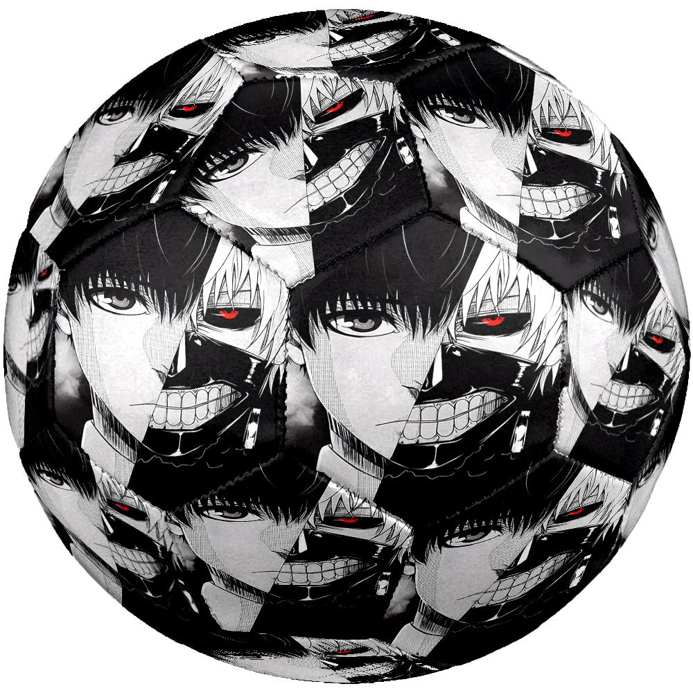 Tokyo Ghoul Theme Size 5 Soccer Ball, Suitable for Both Indoor and Outdoor Matches, a Gift Suitable for Everyone.