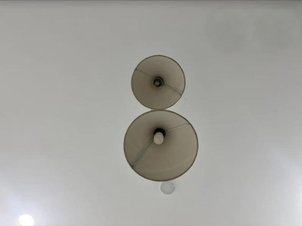 Mid Century 2 Fabric Shade Pendant Lights Chandelier Light Designer Ceiling Fixture Dinning Lights