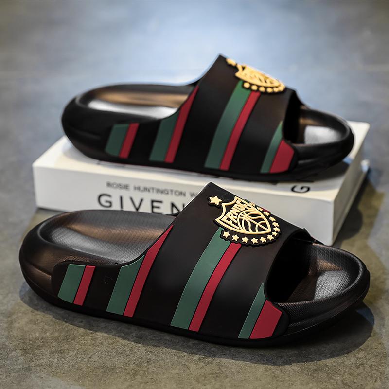 Summer Men's Slippers Comfortable Slippers Outdoor Casual Beach Shoes for Men Flip-Flops EVA Soft Sole Slides