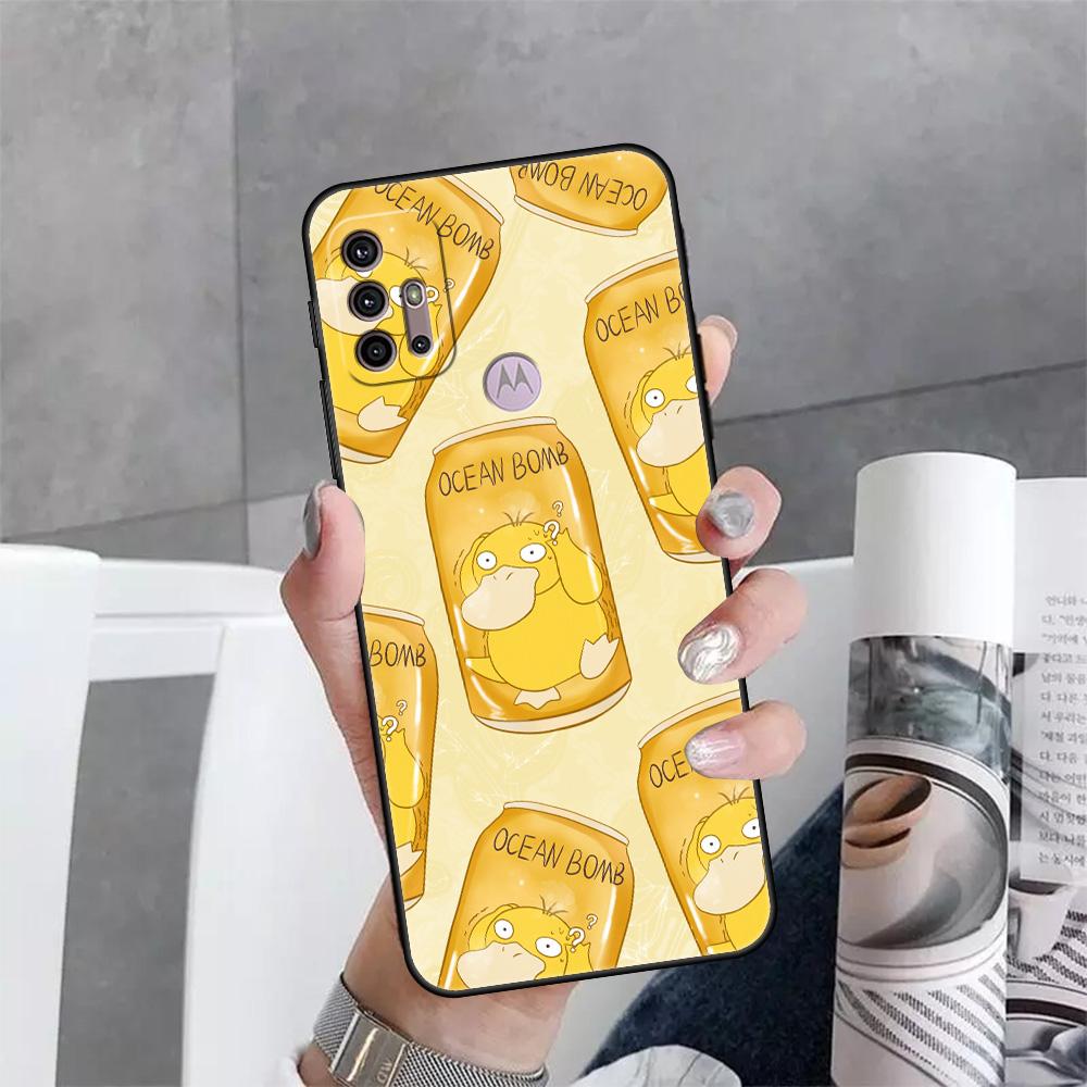 Pouzdro pro Motorola G30 One Fusion Plus G9 Play G60 E30 G8 Power Lite G50 Edge 20 Hyper G200 Kryt na telefon Pokemon Funda Capa
