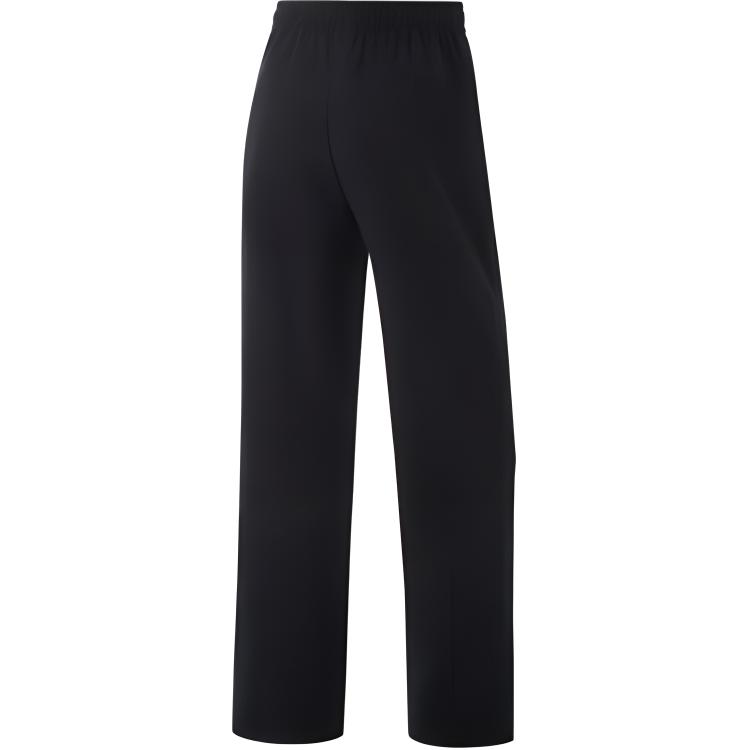 Li-Ning Fitness Series Simple Solid Color Straight Leg Casual Pants Women bottoms Black AKLU530-1