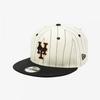 New Era Kids Mlb New York Mets Heritage Stripe Strapback Chrome White Black