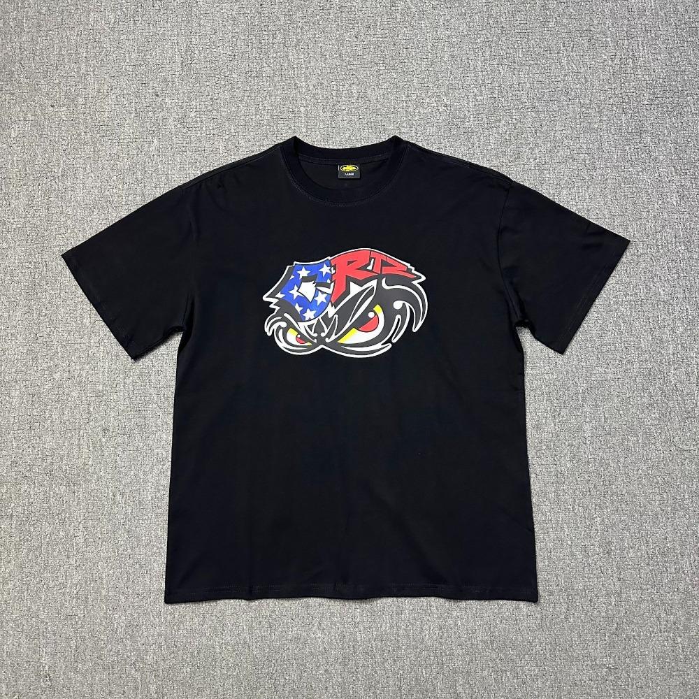 Summer Men Women Cotton Tshirt Oversized Short Sleeve T Shirt Trend Brand Print T-shirt Tops Tee Fashion Streetwear Clothes