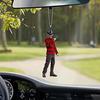 Vintage Acrylic Halloween Scary Character Car Hanging Ornament For Spooky Car Decor