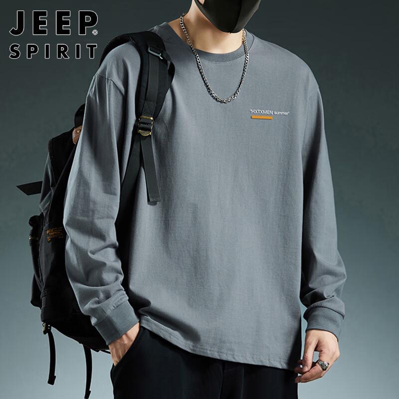 JEEP SPIRIT Men s Pure Cotton Long Sleeve Top XL