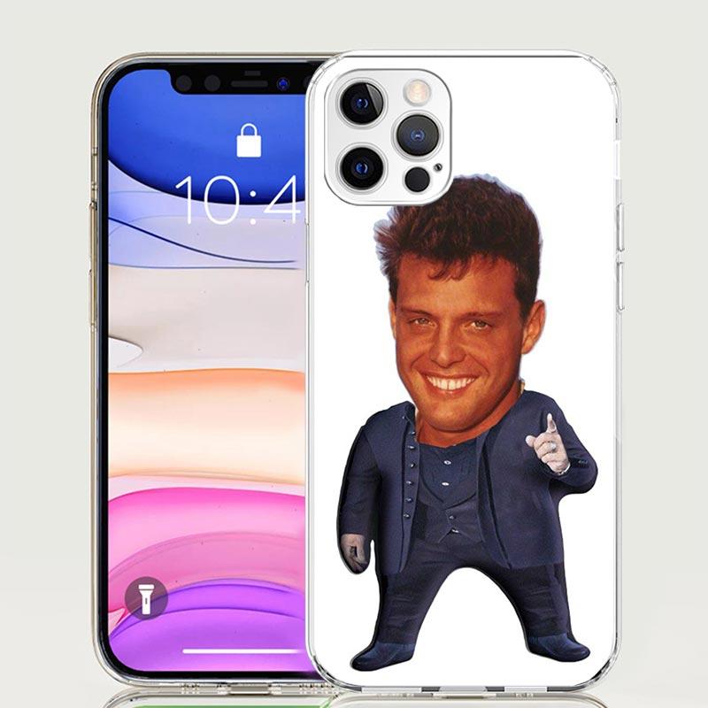 L-Luis M-Miguel Singer Phone Case For Iphone 11 12 13 Mini 14 15 Plus 17 Air 16 Pro Max 16E 7 8 SE Art Customized Coque Capa