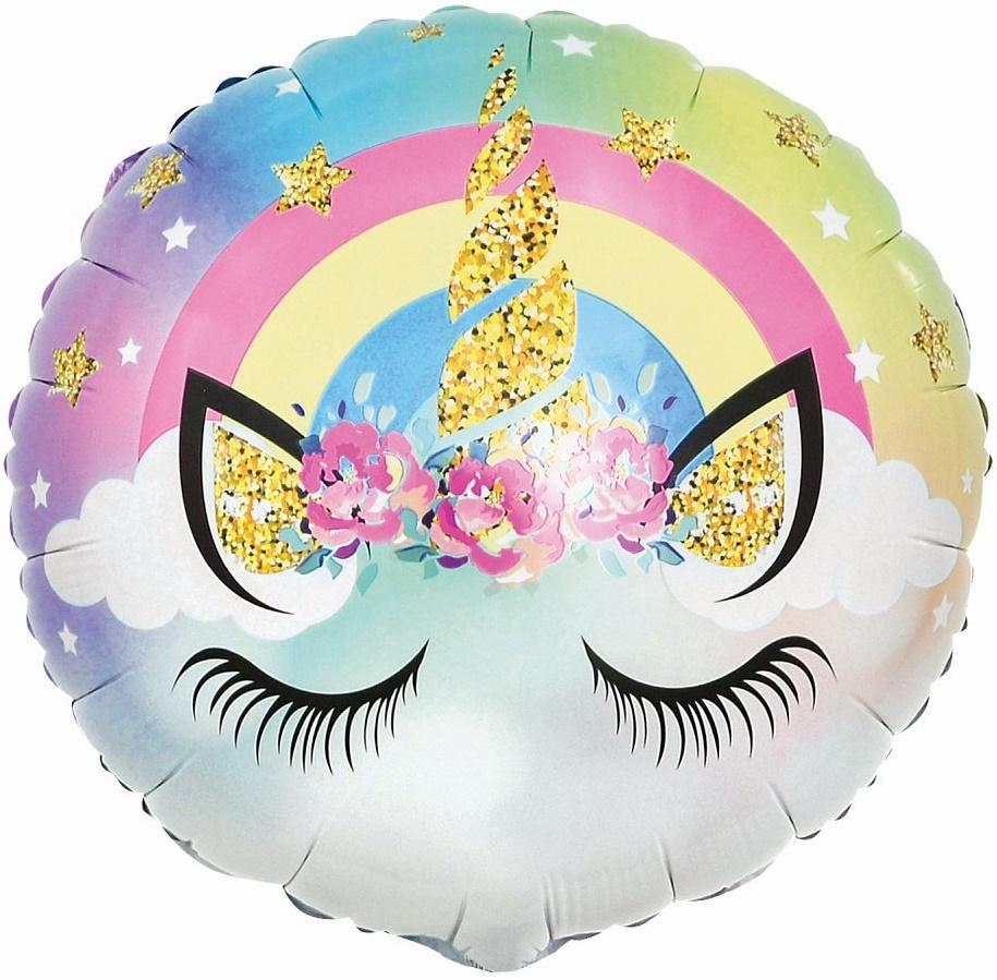 Balon Foliowy Pastelowy Jednorożec, 18"