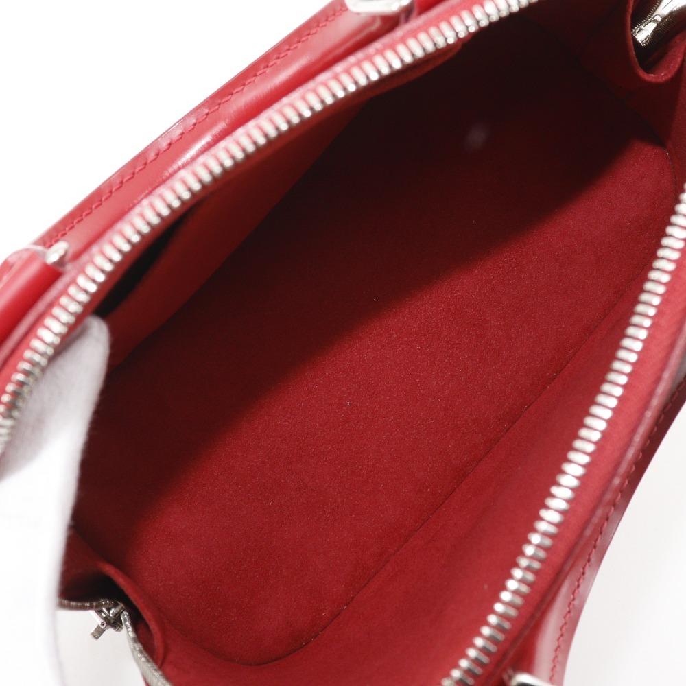 LOUIS VUITTON Alma BB Handbag M41160 2WAYShoulder Red Epi Leather Women Used