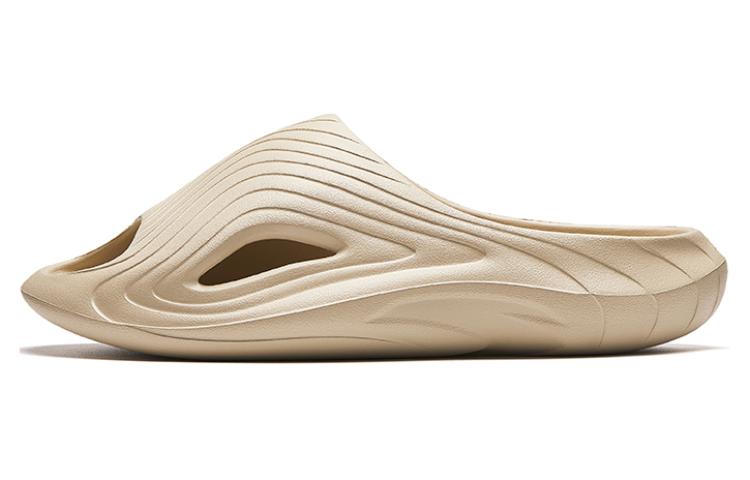 Men's Slippers Anta Dolphin Platform Sports Slippers Men's Light Brown