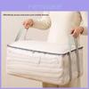 Transparent Clothes Storage Bag With Reinforced Handles For Bedroom Organization And Moving