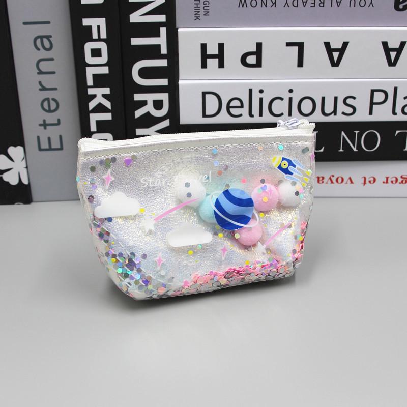 

Large Capacity Quicksand Makeup Bag & Pencil Case