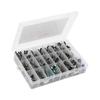 630Pcs Aluminum Electrolytic Capacitor Kit Assortment Box 24 Value 0.1uF?1000uF for DIY