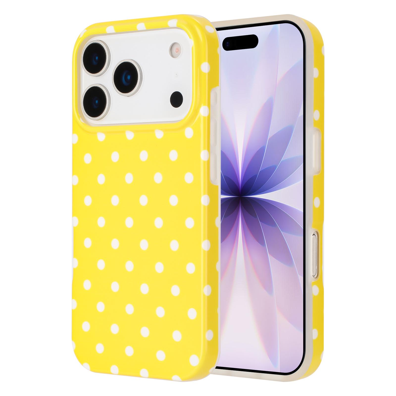 For iPhone 17 Pro Max Case Dot Design IMD TPU Phone Back Cover