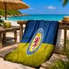 Braunschweig FC Wappen Design Strandtuch Mikrofaser Strandtuch, Leicht und Schnelltrocknend, für Sommerreisen, Schwimmbad Fan Geburtstagsgeschenk