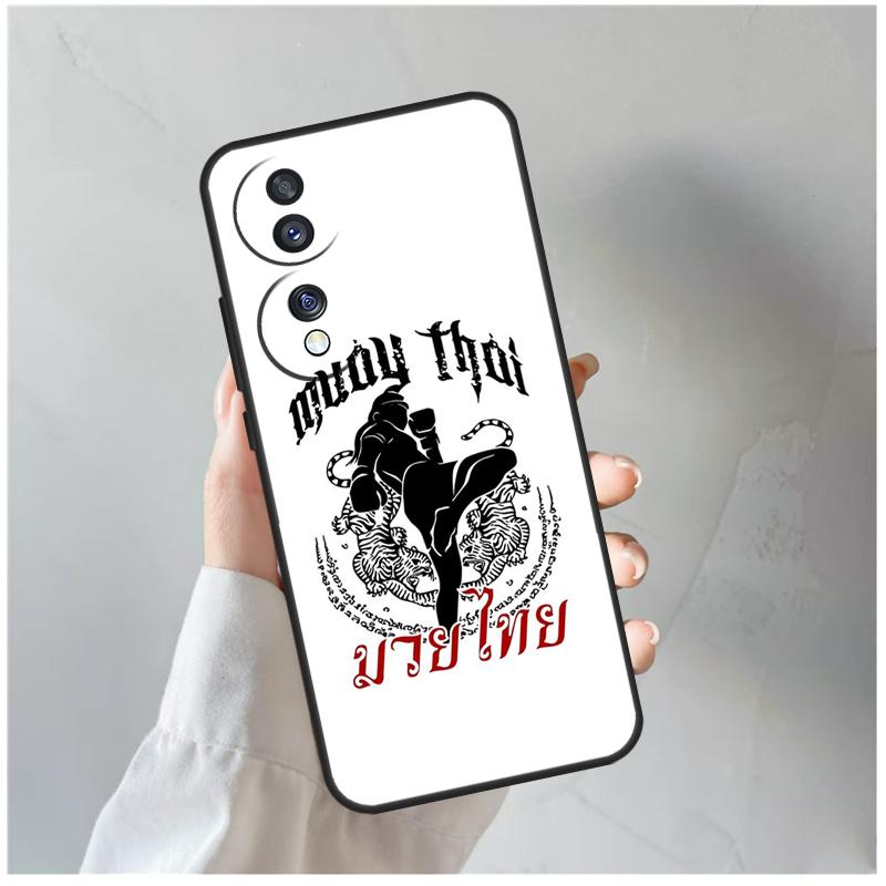 Muay Thai Fight Boxing For Honor Magic 8 5 6 7 Pro Case For Honor 200 400 70 90 Lite X8c X8b X9a X9b X9c X9d Win RT