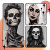 Halloween Cosplay Makeup Black + Face Body Paint Special Effects Makeup Kit Dress Up Adult - Face Paint Kit Full Coverage Face Paint