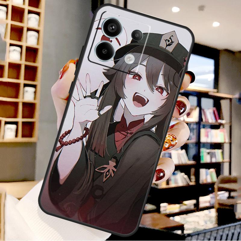 Hu Tao Genshin Impact For Xiaomi Redmi Note 13 Pro 9 10 11 12 14 15 Pro Plus Case For Redmi 15 12C 13C 14C 10C 15C