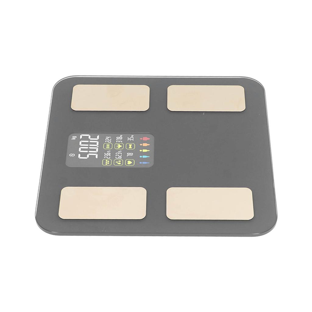 Smarte Körperwaage mit Farbanzeige 300mha Hohe Genauigkeit 5?180kg Digitale Bluetooth-Waage für