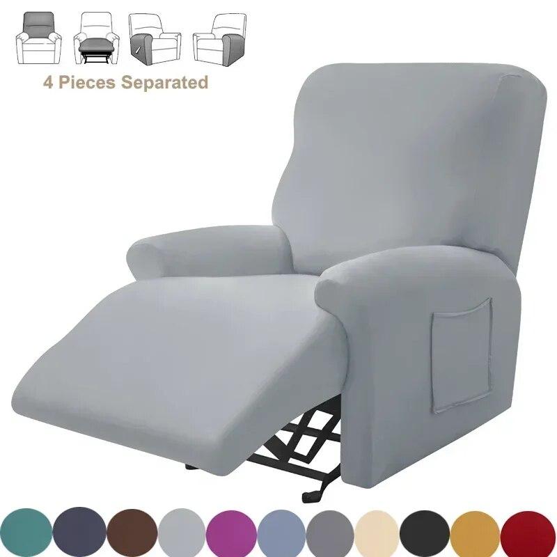 Split Recliner Sofa Cover for Living Room Spandex Relax Lazy Boy Chair Cover Elastic Armchair Cover Furniture Protector Covers