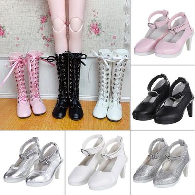 1/3 7.8CM Fashion Doll Fabric Shoes PU Leather With Differents Color Suitable for 60cm Doll Wearing Boots Shoes
