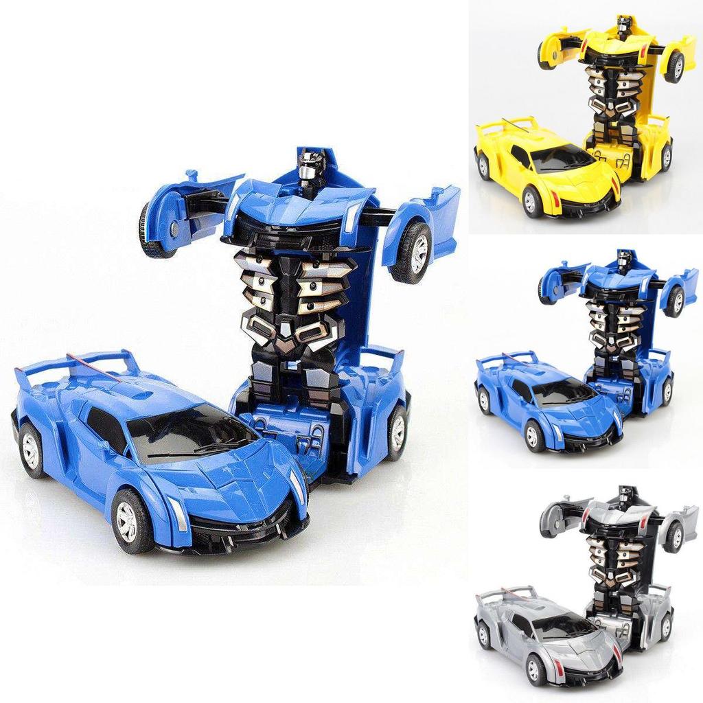 Premium Quality Transforming Collision Car For Children Ideal Gift In Bright Colors