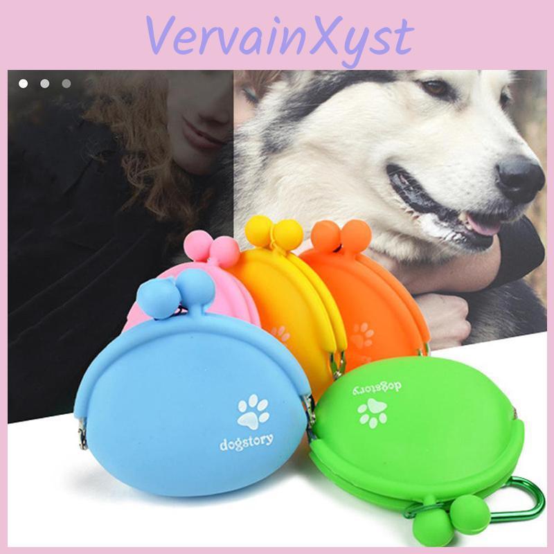 Train Pet Dog Silicone Food Snacks Pocket Bag Walking Dog Training Food Storage Pet Travel Outdoor Product Dog Treat Bag