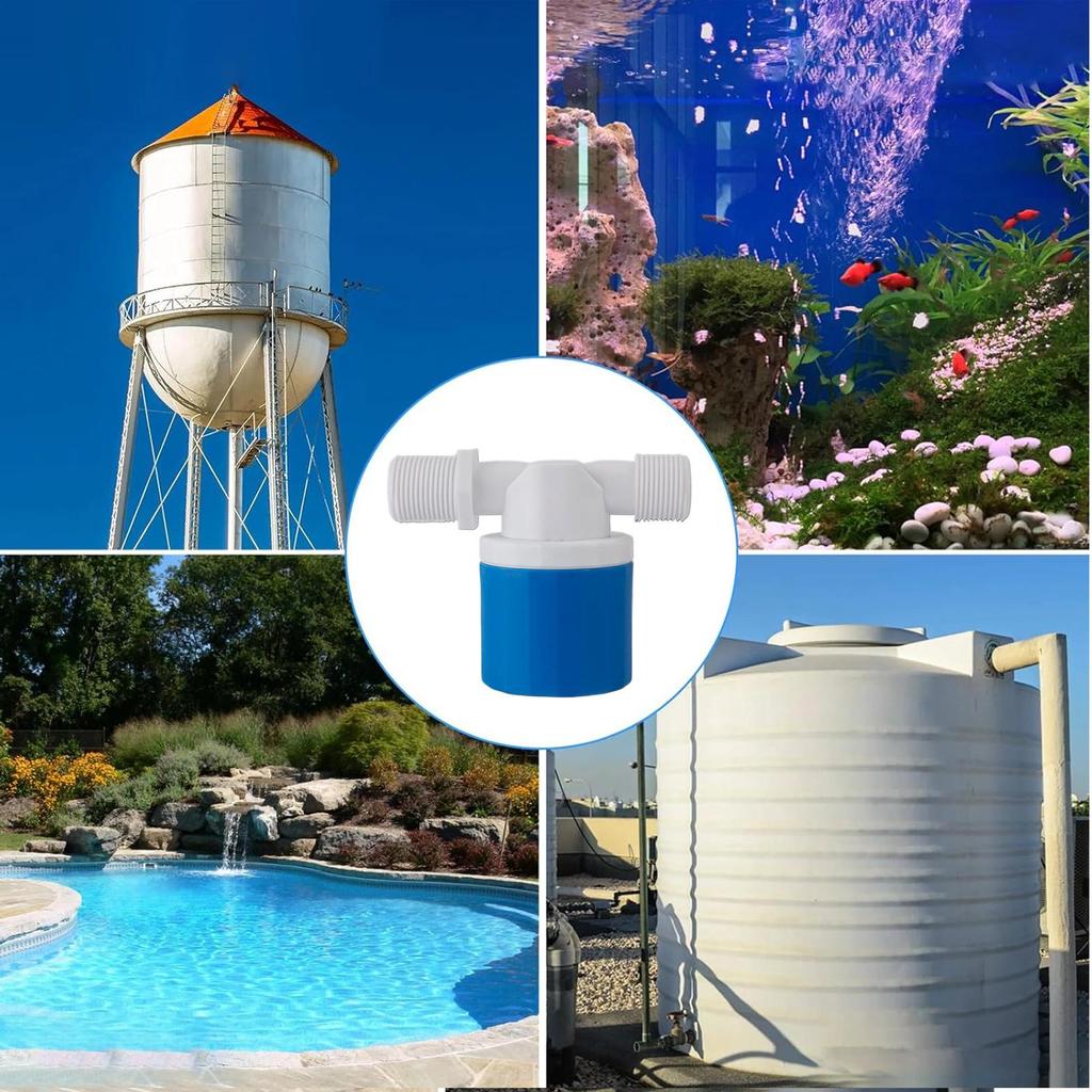For 3/4" 1" Float Valve Automatic Tank Water Level Controller Precision Smart Auto Pipe Accessories For Home Pool Fountain