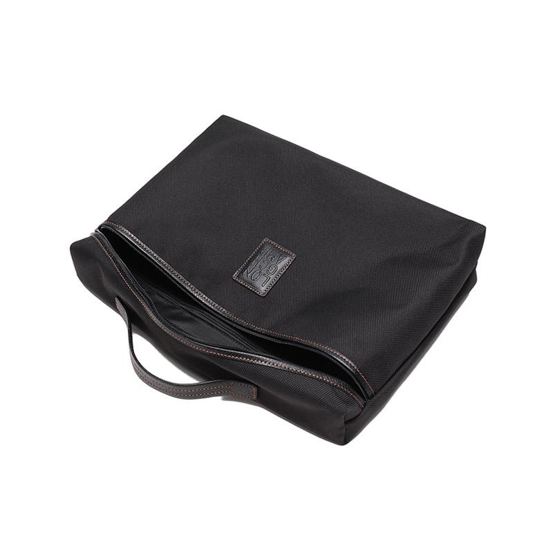 Longchamp Boxford 2023 Valentines Day Fabric Clutch Bag Unisex clutch bag Black 2182080001