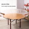 MARYYA Disposable Elasticated Round Tablecloth, 160cm, 10-Pack