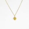 Glory_Arden [Unisex] Surgical Steel 2-Color Clover Daily Necklace / Ghmn-480