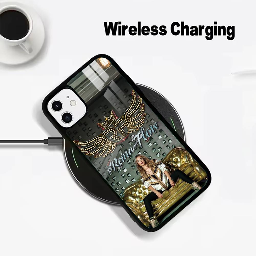 

Q-Queen of Flow -La Reina D-Del Flow For IPhone17 16 15 14 13 12 11 Plus Pro Max Plus Wireless Charger Phone Case iPhone16ProMax