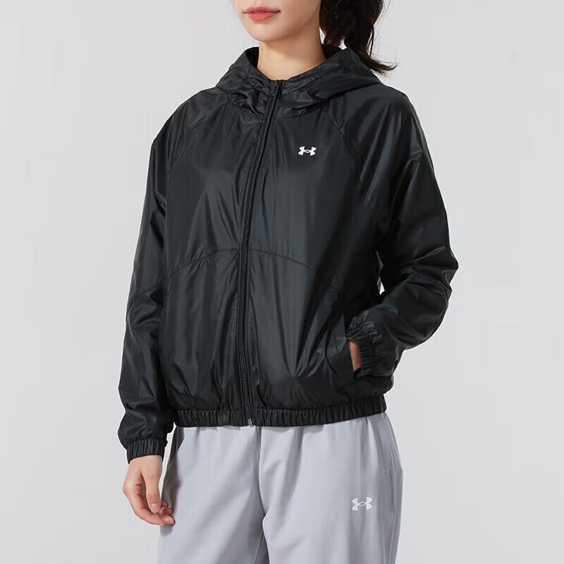Under Armour Women s Rival Hooded Woven Jacket XL