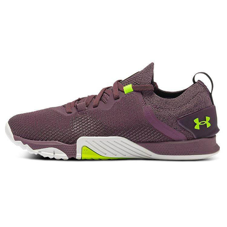 Under Armour TriBase Reign 3 Lightweight Breathable Comfortable Low-Top Training Shoes Women Sneakers Purple 3025125-501
