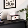 Creative Table Clock with Tissue Box Function Retro Industrial Clock Room Decoration Mute Table Clock Room Office HomeDecor Gift
