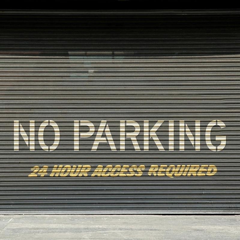 Waschbare Parkverbot Malvorlagen 12 Zoll Hoch Flexibles Silikon Zeichenschablone Für Außenpflastermarkierung