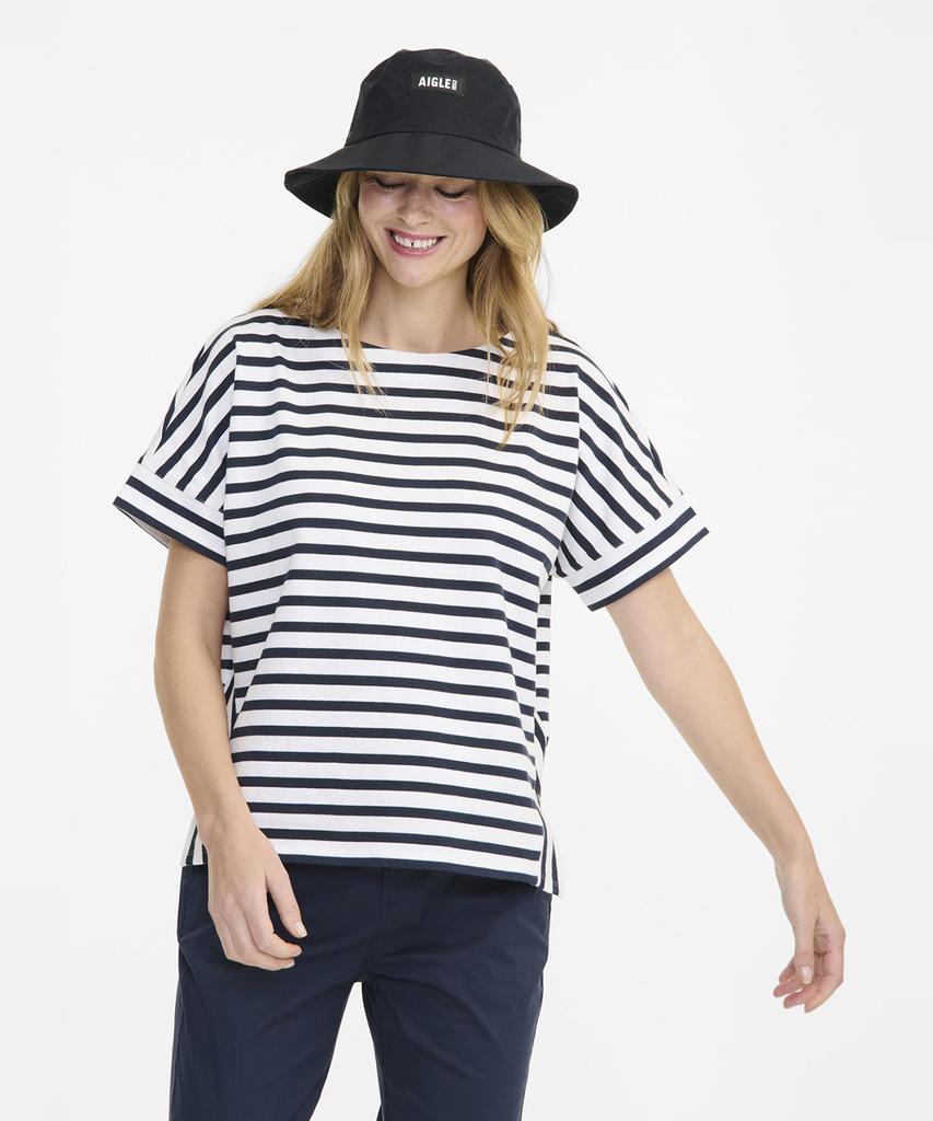 Aigle Women'S Striped T-Shirt Ais25Wtsh001Est