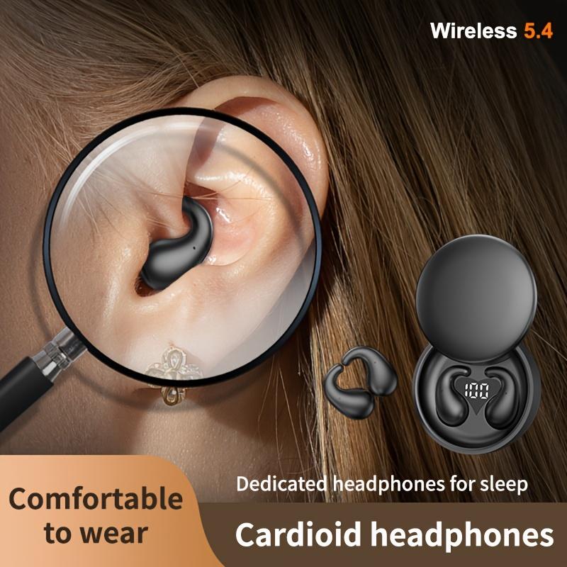 High Quality2024 New True Wireless Earphones Micro Invisible Earphones Sleep Earphones Ultra-thin Two-ear Stereo Sleep Earphones High-fidelity Sound