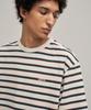 LE TIGRE Multi Stripe Half T-Shirt (Ecru)