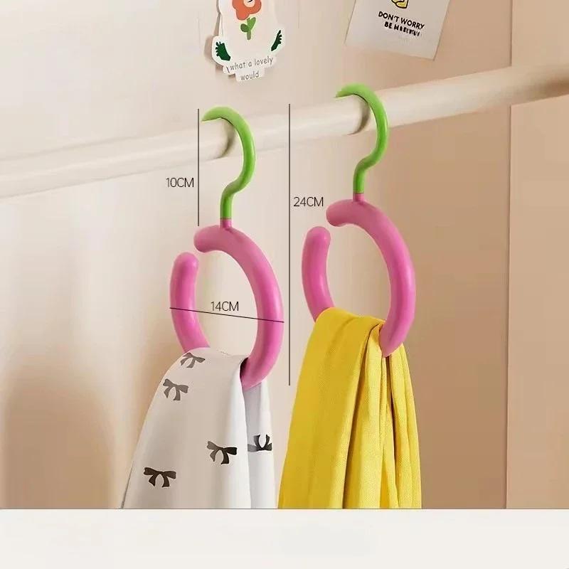 Hat Storage Clothes Hanger Invisible Luxury Multi-Function Hook Home Use New 2026 Plastic Coat Hanger Nordic Sle Adult Closet