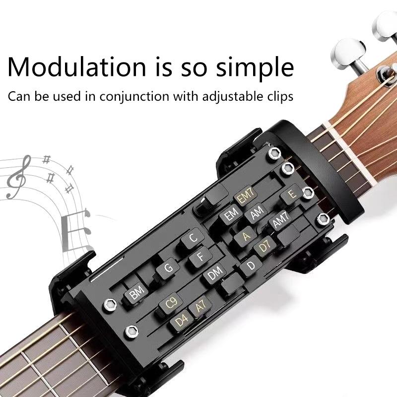 Gitar Akor Basıcı Gitar Akor Eğitmeni Gitar Yardımcısı Başlangıç İçin Akor Eğitmeni Gitar Yardımcısı Öğrenme Aracı Aksesuarları